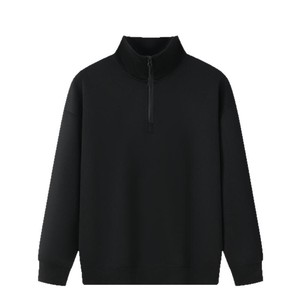 เสื้อสเวตเชิ้ตแบบซิปครึ่งตัวพร้อมโลโก้สั่งทำ สีเขียวเข้ม สำหรับเยาวชน ชุดทีมบริษัท ชุดทำงานพิมพ์ลาย ชุดยูนิฟอร์ม ปรับแต่งระดับพรีเมียม - Product Image 2