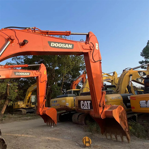 Excavatrice Doosan Dh220lc 7 d'occasion, engin de construction, couleur orange, type chenillé, équipement lourd, 19800 kg, 0-2000 heures, origine Anhui - Product Image 2