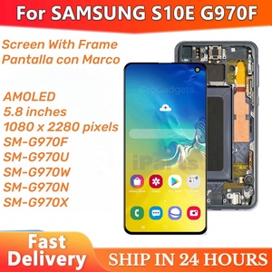Écran tactile d'affichage AMOLED de remplacement iParts avec cadre pour <span class=keywords><strong>Samsung</strong></span> Galaxy S10E SM-G970 G970U SM-<span class=keywords><strong>G970F</strong></span> SM-G970W pièces OEM - Product Image 2