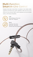 Kualitas Suara HiFi dengan Driver Dinamis Bass yang Ditingkatkan dan Earphone In-Ear Berkabel dengan Remote In-Line untuk Smartphone dan Tablet