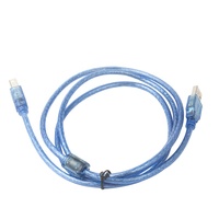 Cable de impresora de 2,0 A macho A B, Cable Usb de datos A B, azul