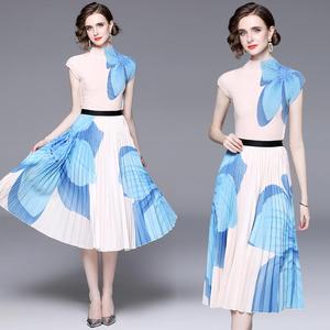 Conjunto de Falda Larga Elástica Holgada de Diseño Original, Moda de Alta Gama para Mujer - Product Image 4