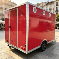 Camionnette de restauration rapide pour frites, certifiée CE (Emballage) allemande, en tôle galvanisée, pour usage agricole