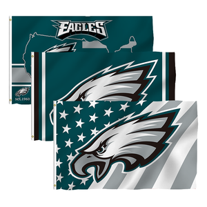Bandera de Equipo de Fútbol Americano en Stock, Diseño Personalizado de Alta Calidad, Color Verde Kelly, para Fanáticos, Fábrica en Vietnam - Product Image 1