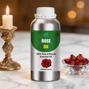 Huile Essentielle de Rose Pressée à Froid 100% Pure, Extrait Floral et Herbacé Doux et Frais pour Tous Types de Peau - Product Image 3