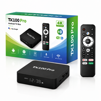 Venta al por Mayor de Fábrica: Smart Box Android 14 TX100 Pro 4K WiFi6 con Control por Voz