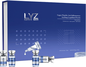 Fabbrica professionale personalizzato blu Peptide di rame crema per il viso liofilizzato polvere fiale siero Anti-infiammatorio riparazione - Product Image 1