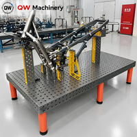 Table de soudage flexible 3D nitrurée, plateforme modulaire D16/D28 avec accessoires de serrage complets pour la fabrication métallique