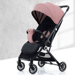 Poussette bébé pliable à 360 degrés de style haut de gamme avec <span class=keywords><strong>porte</strong></span>-bébé portable à réduction des chocs avec compartiment de rangement - Product Image 3