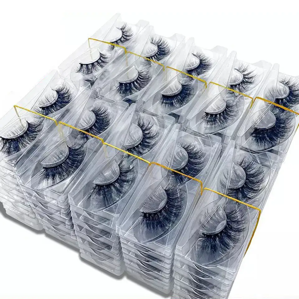 Erstellen Sie Ihre eigene Marke Wimpern 3D Nerz Wimpern Private Label günstigen Preis falsche Wimpern mit Wimpern Verpackungs box