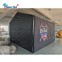 Tente de simulation de golf gonflable en PVC durable pour l'entraînement au golf