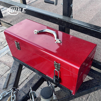 CHNSMILE OEM Boîte à outils métallique personnalisée pour garage, avec plateau intérieur, résistante aux UV, en métal thermolaqué double couche