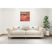 Peinture à l'huile abstraite sur toile, faite à la main, imperméable et écologique, pour décoration murale de salon, vente en gros personnalisée