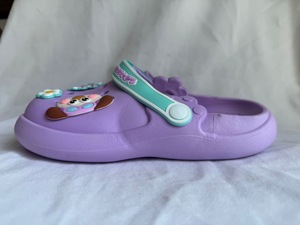 Ciabatte EVA viola per ragazze, taglia 35-40, antiscivolo, scarpe estive, stile slip-on, colore unico, calzature per bambini - Product Image 2