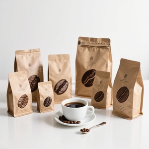 Sacs de café de 1 kg avec valve de dégazage, en matériau recyclé, vente en gros, écologiques, MOQ 500, logo personnalisé - Product Image 1
