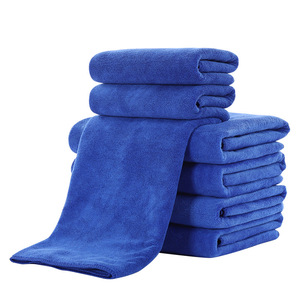 Microfiber <b>Car</b> Wash Towel 30x40cm Blue 400g Absorbent Cleaning Cloth For Auto <b>Interior</b> Detailing - Product Image 2