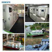 Système multifonctionnel de surveillance de la qualité de l'eau de type yacht, analyseur COD DO NH4+ TP Chlorophylle, transmission à distance, OEM pour navires