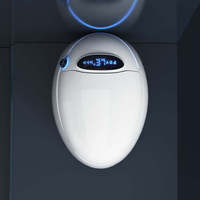 WC intelligent moderne 2026 – Sanitaire automatique en céramique, cuvette intelligente à poser au sol, siphon en S, siège chauffant, double chasse, télécommande