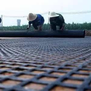 Earthing Products Plastic PP Biaxial Geogrid Price For Road Soil Stabilizer