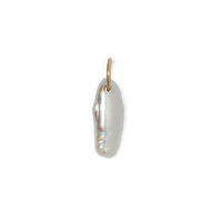Collier pendentif en argent sterling 925 avec perle d'eau douce, style minimaliste Gemnel