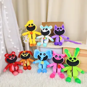New Carton Smiling Critters Peluches Plush Dolls Scary Smile Cat Animal Stuffed Plush Toy Smiling Critters Kids Doll