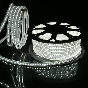 Không thấm nước 220V SMD5050 RGB <span class=keywords><strong>LED</strong></span> Strip ánh sáng 50M một cuộn 60LEDs/m 220V điện áp cao dẫn ánh sáng dây thừng - Product Image 5