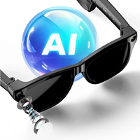 Lunettes intelligentes tendance 2026 avec caméra, IA, lampe de poche, vidéo, objectif à changement de couleur automatique, podomètre, distance