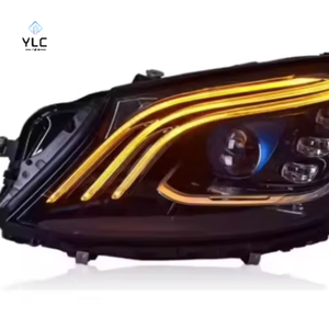 Faro Anteriore YLC per <span class=keywords><strong>Mercedes</strong></span> BENZ Classe S W222, Fari a LED 2014-2017 con Proiettore e DRL - Product Image 1