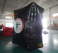 Bunker Gonflable pour Jeu de Tir à l'Arc CS, en Tissu Maillé PVC, Certifié CE, pour Paintball, Arc Recurve, Flèches à Pointe en Mousse, Équipement de Cible