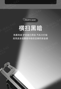 Lampe torche LED multifonctionnelle 5-en-1 rechargeable en alliage d'aluminium, magnétique, pour extérieur, modèle « Iron <span class=keywords><strong>Donkey</strong></span> » - Product Image 3