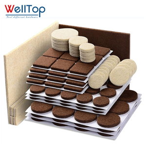 WELLTOP Nouveautés Offre Spéciale Accessoires de Meubles Patins de Protection pour Sols en <span class=keywords><strong>Bois</strong></span> Patins en <span class=keywords><strong>Feutre</strong></span> pour Pieds de Table, Canapé et Chaise - Product Image 5