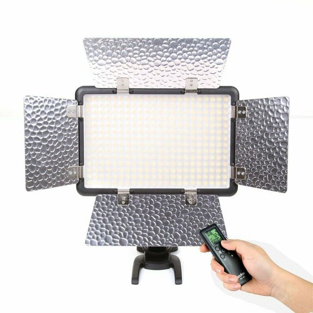 Godox LED308ii C 3300k/5600k Photographic Battery Powered LED Studio Video Light with Remote Control
