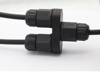 Connecteur de câble extérieur étanche M21 personnalisable, contact en laiton IP68, homologué 500V