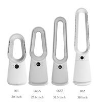 20/23.6/31.5/ 38 pouces ventilateurs de tour silencieux oscillants télécommande infrarouge Wifi contrôle Portable Cool ventilateur de tour sans lame intelligent