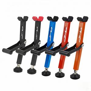 Support arrière universel pour moto JFG, avec coussin en caoutchouc rouge, hauteur réglable par vis, pour outil <span class=keywords><strong>de</strong></span> nettoyage <span class=keywords><strong>de</strong></span> jantes - Product Image 4