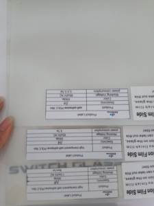 غشاء عينة ذكي قابل للتبديل مجاني بحجم A4 عينات بيضاء ورمادية خالية من PDLC غشاء ذكي - Product Image 6