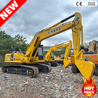Excavatrice sur chenilles Komatsu PC240 d'occasion d'origine japonaise, 24 tonnes, 98% neuve, pour travaux routiers, miniers et terrassement lourd, diesel hydraulique