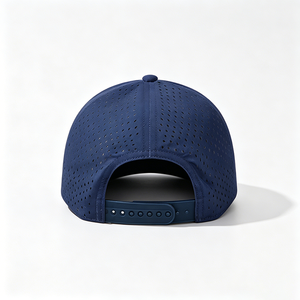 Casquette de baseball unisexe 5 panneaux en toile perforée au laser, séchage rapide, imprimé forêt montagne arbre personnalisé, respirante, pour activités de plein air et pêche - Product Image 5