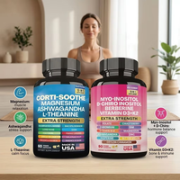 Complément de magnésium OEM 90 capsules pour l'énergie, 16 en 1, qualité alimentaire pour femmes adultes, conditionnement en bouteille