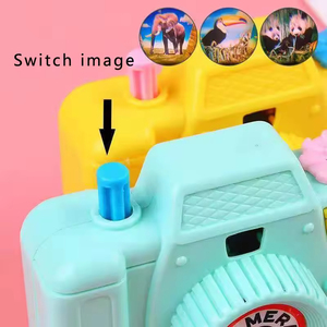2025 최고 판매 DIY 어린이 프로젝션 카메라 교육 완구 3d 보고 귀여운 만화 동물 카메라 장난감 생일 파티 - Product Image 4