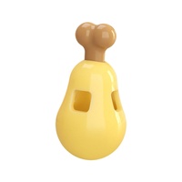 Balle interactive distributrice de friandises, jouet pour animaux résistant aux morsures et qui couine, conception inclinable pour chats et chiens