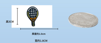 Amortisseur de vibrations pour raquette de tennis bicolore en silicone, anti-vibrations, durable, multicolore