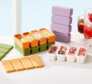 4 khoang Silicone <span class=keywords><strong>Ice</strong></span>-Bar khuôn tùy chỉnh Silicone đá nhỏ gạch - Product Image 1