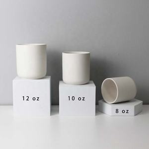 وعاء شموع YBH من السيراميك مخصص، برطمانات شموع للديكور المنزلي من السيراميك للكريسماس - Product Image 3