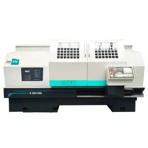 Dmtg cke6180/6166 preço económico chinês, máquina de cama plana cnc torno de metal com siemens knd gsk controle