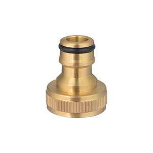 Raccord de tuyau d'eau tout en cuivre, connecteur fileté de 16mm pour adaptateur de tuyau en caoutchouc - Product Image 3