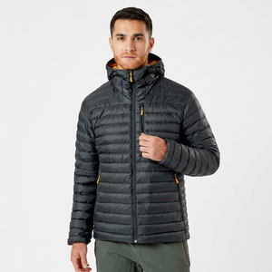 Experienced OEM ODM Services Premium <b>Canvas</b> Recycled Textiles Stand Collar Mens Winter Puffer <b>Jackets</b> - Product Image 1