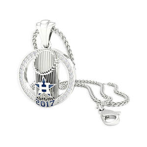 2022-2023 Houston Astros World Serie MLB Argent/Or Couleur Collier Alliage Mixte-métal Charme Collier <span class=keywords><strong>Pendentif</strong></span> pour les Fans - Product Image 5
