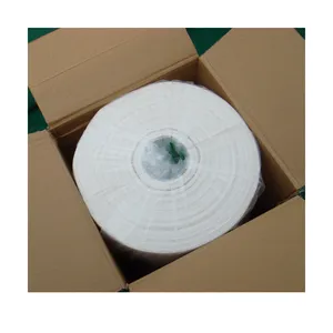Thermal insulating bio soluble fiber paper for electric battery system