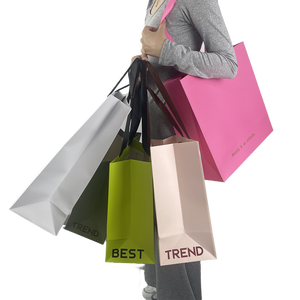 תיק קניות נייר מתנה אישית שקיות נייר בגדים נעליים קרטון אריזה נעליים קראפט שקית עם ידית - Product Image 5